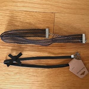 two black chokers bundle🖤
